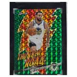 2022-23 Panini Mosaic #12 Stephen Curry Thunder Road Green Prizm SGC 10 Gem Mint