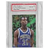 Kevin Garnett 1995 SkyBox Lottery Exchange #5, PSA 8, NM-MT