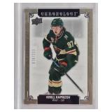Kirill Kaprizov Rookie Card 2018 Upper Deck Chronology #203 XRC Redemption PSA 8 Numbered 70/222