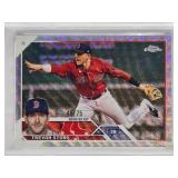 Trevor Story 2023 Topps Chrome #23 Blue Wave Refractor PSA 9 Mint Numbered 46/75