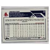 Trevor Story 2023 Topps Chrome #23 Blue Wave Refractor PSA 9 Mint Numbered 46/75