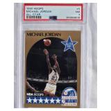 Michael Jordan 1990 Hoops All-Star #5 PSA 7 NM