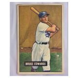 Bruce Edwards 1951 Bowman #116 Vintage Baseball Card