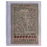 Luis Aloma 1951 Bowman Baseball Card #231 Chicago White Sox Vintage Baseball Card