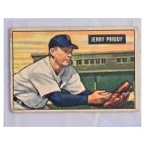Jerry Priddy 1951 Bowman Baseball Card #71 Detroit Tigers - Vintage Baseball Card
