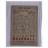Larry Jansen 1951 Bowman No. 162 New York Giants Vintage Baseball Card