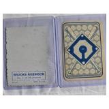 Lot of 2 Brooks Robinson 1969 Topps #1 of 33 & 1968 Topps Game #9 of 33 Hit by Pitch