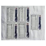 Lot of 5 Topps Chrome Refractors Edouard Julien RC, Brent Headrick RC, Pablo Lopez, Donovan Solano