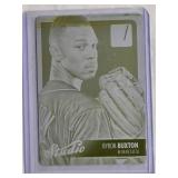 Byron Buxton 2016 Panini Donruss Studio #2 Printing Plate Numbered 1/1 - Minnesota Twins