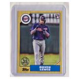 Royce Lewis Rookie 2022 Topps 35th Anniversary #87TBU-3 - Minnesota Twins