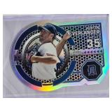 Justin Verlander 2013 Topps Chrome Die Cut Refractor Dynamic Skill #DY-JVE - Detroit Tigers