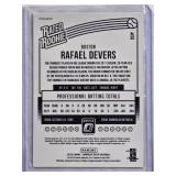 Rafael Devers Rookie 2018 Donruss Optic Pink Prizm Rated Rookie #35 - Boston Red Sox