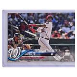 Juan Soto 2018 Topps Update Series #US104 Rookie Debut - Washington Nationals