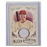 Mike Trout Relic 2016 Topps Allen & Ginter Relic Card FSRB-MTR - Los Angeles Angels