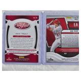 Lot of 2 Mike Trout Foil Inserts 2022 Panini Chronicles Revolution #68 & 2021 Panini Chronicles Certified #15