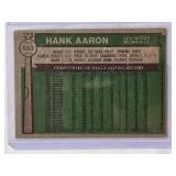 Hank Aaron 1976 Topps #550 - Milwaukee Brewers Vintage Baseball Card