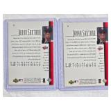 Lot of 2 Johan Santana Rookie Cards 2000 Upper Deck #11