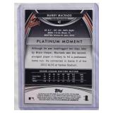 Manny Machado Rookie 2013 Bowman Platinum #42 - Baltimore Orioles