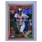 Gunnar Henderson Rookie 2023 Topps Chrome 35th Anniversary #88CU-8 - Baltimore Orioles
