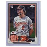 Gunnar Henderson Rookie 2023 Topps Chrome Rookie Debut #USC208 - Baltimore Orioles
