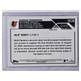 Gunnar Henderson Rookie 2023 Topps Chrome Rookie Debut #USC208 - Baltimore Orioles