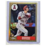 Shohei Ohtani 2022 Topps Chrome 35th Anniversary Card #87BC-2 - Los Angeles Angels