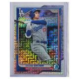 Shohei Ohtani 2024 Bowman Chrome Mojo Refractor Card #33 - Los Angeles Dodgers