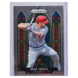 Mike Trout 2021 Panini Prizm Stained Glass SP Card #SG-1 - Los Angeles Angels