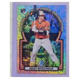 Adley Rutschman 2023 Bowman Chrome Rookie of the Year Favorites Mojo Refractor Card #ROYF-4 - Baltimore Orioles