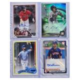 Lot of 4 Autograph Cards JC Correa, Samad Taylor, Will Brennan, Brice Matthews