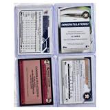 Lot of 4 Autograph Cards JC Correa, Samad Taylor, Will Brennan, Brice Matthews