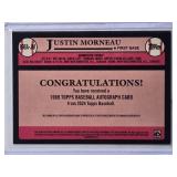 Justin Morneau On Card Auto 2024 Topps 35th Anniversary #89BA-JM