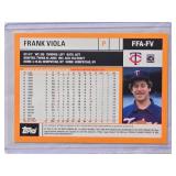 Frank Viola On Card Auto 2021 Topps Archives Fan Favorites # FFA-FV - Minnesota Twins