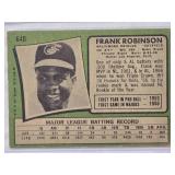 Frank Robinson 1971 Topps #640 Vintage Baseball Card - Baltimore Orioles