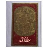 Hank Aaron 1965 Topps Embossed #59 Vintage Baseball Card