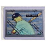 Mickey Mantle 1996 Topps Finest Reprint of Topps 1951 #253 - New York Yankees