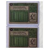 Lot of 2 Gaylord Perry 1974 Topps #35 - Cleveland Indians