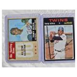 Lot of 2 Tony Oliva Vintage Cards - 1968 The Sporting News All Star Selection #371 & 1971 Topps #290