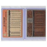 Lot of 2 Vintage Al Kaline Baseball Cards - 1972 #600 & 1969 #410