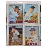 Lot of 20 Topps 1967 Vintage Baseball Cards