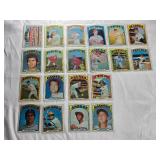 Lot of 20 Topps 1972 Vintage Baseball Cards