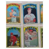 Lot of 20 Topps 1972 Vintage Baseball Cards