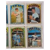 Lot of 20 Topps 1972 Vintage Baseball Cards