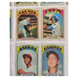 Lot of 20 Topps 1972 Vintage Baseball Cards