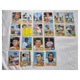 Lot of 20 Topps 1968 Vintage Baseball Cards