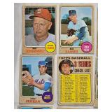 Lot of 20 Topps 1968 Vintage Baseball Cards