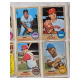 Lot of 20 Topps 1968 Vintage Baseball Cards