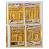 Lot of 21 High Number Topps 1968 Vintage Baseball Cards