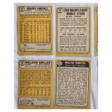 Lot of 21 High Number Topps 1968 Vintage Baseball Cards