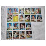 Lot of 20 Topps 1965 Vintage Baseball Cards